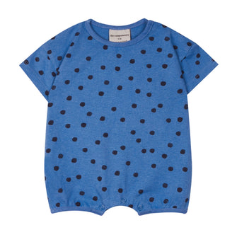 The Campamento Blue Dots Overall Baby - Blue | Dream out Loud