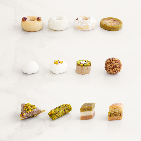 Coffret saveurs d'antan 16 pièces – Patisserie Masmoudi