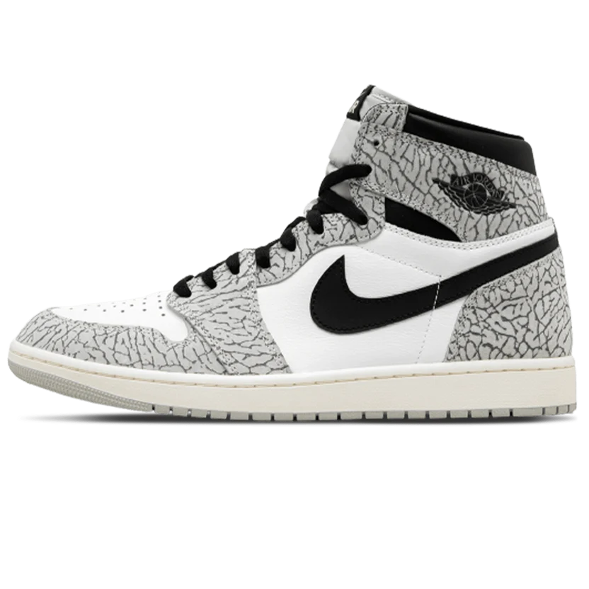 Air Jordan 1 Retro High OG 'White Cement' - Asset London