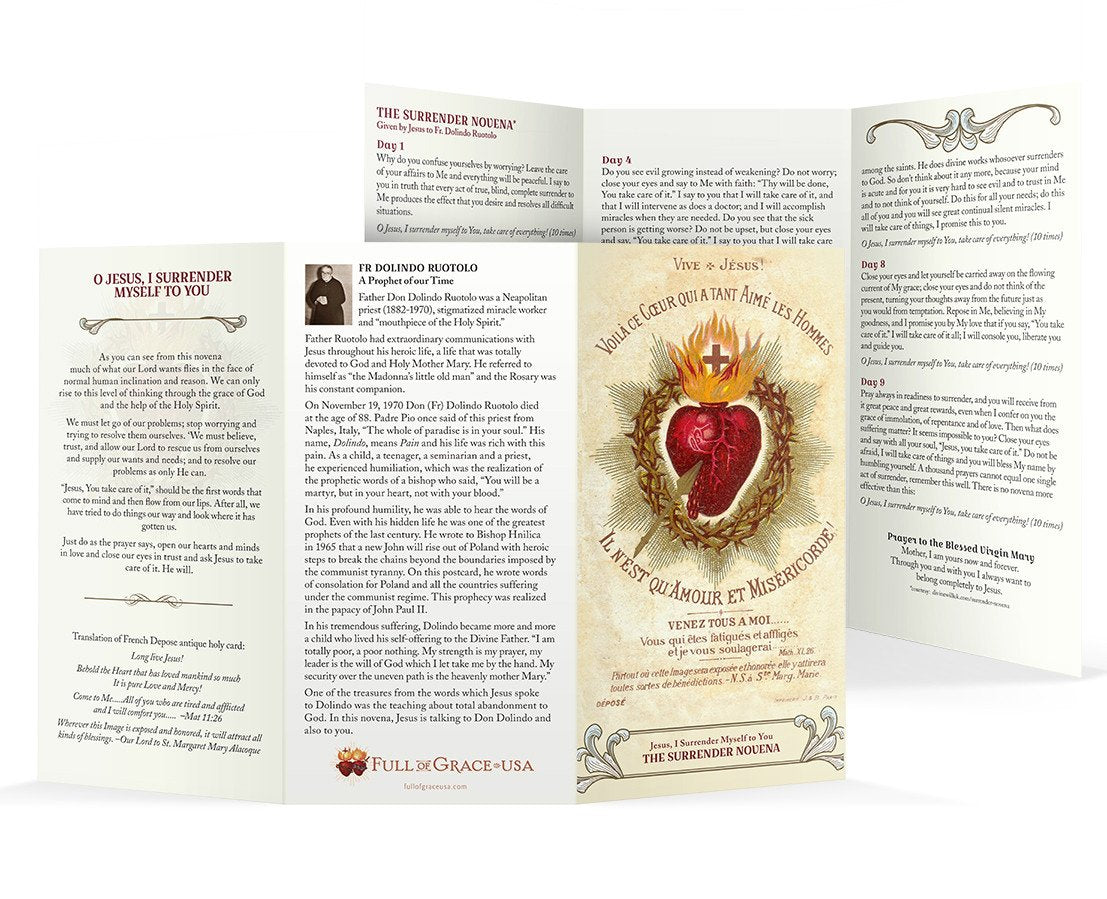 Surrender Novena Pamphlet