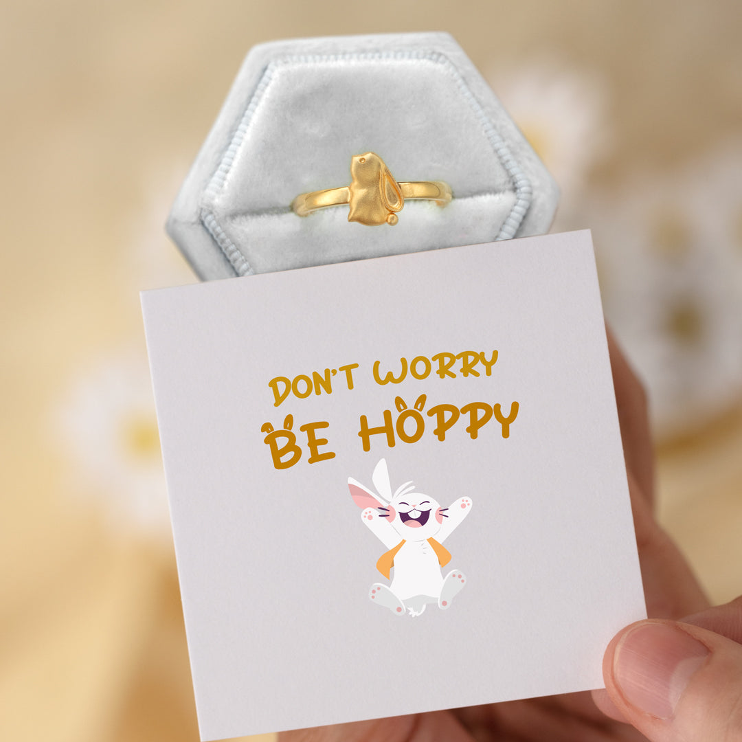 Bunny Ring-Don't Worry Be Hoppy