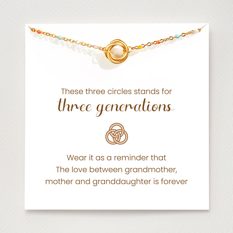 Triple Circle Bracelet