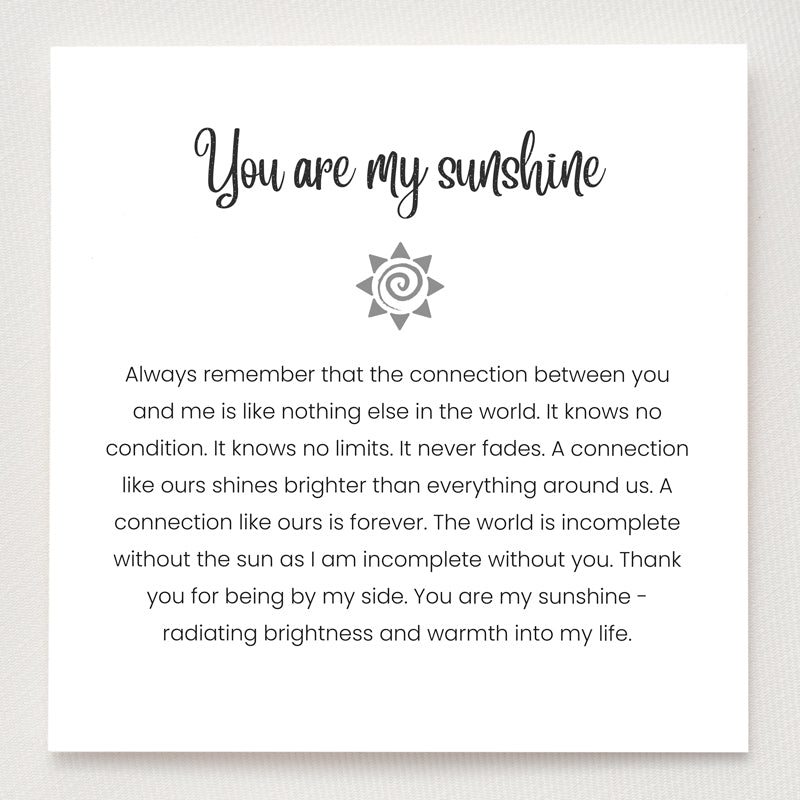 You Are My Sunshine Ring