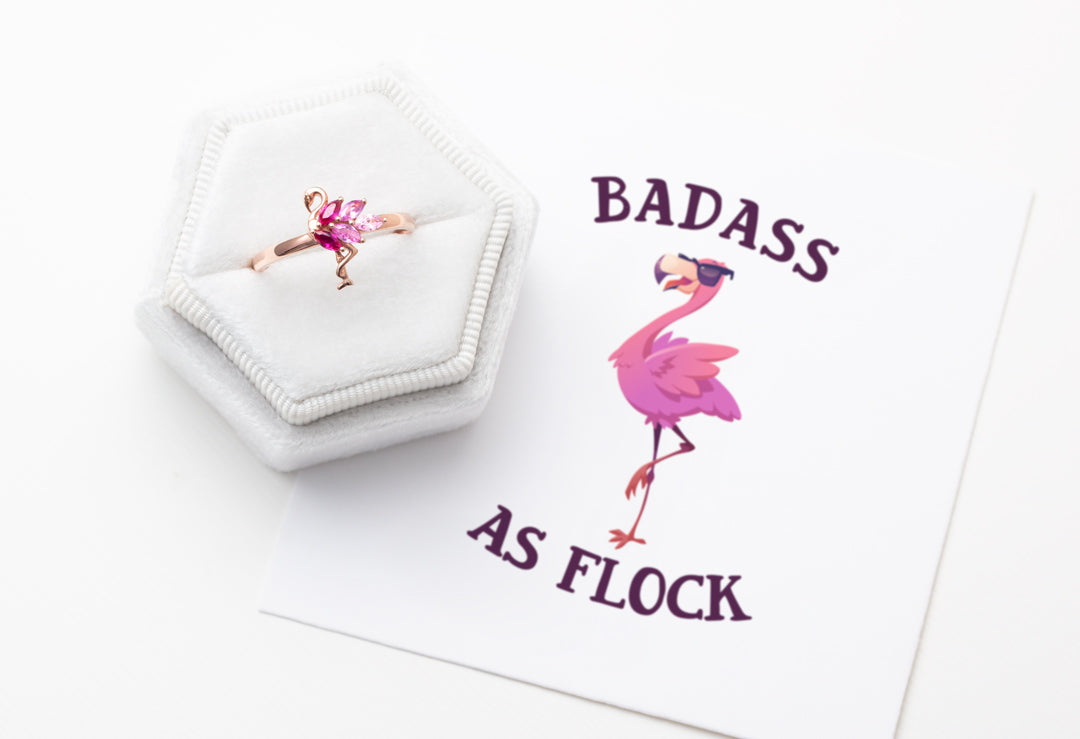 Flamingo Ring-Badass As Flock