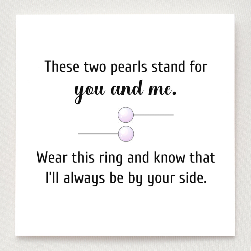 Two Pearl Ring