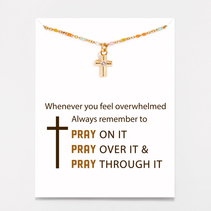 Petite Cross Necklace