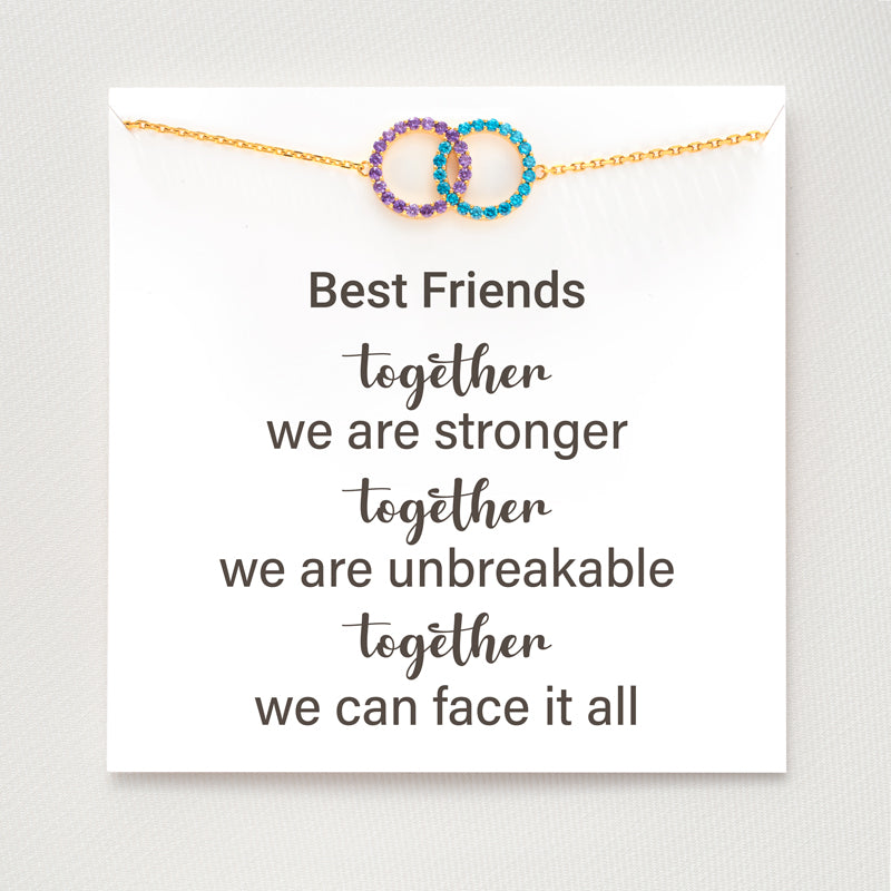 Dainty Linking Circles Bracelet
