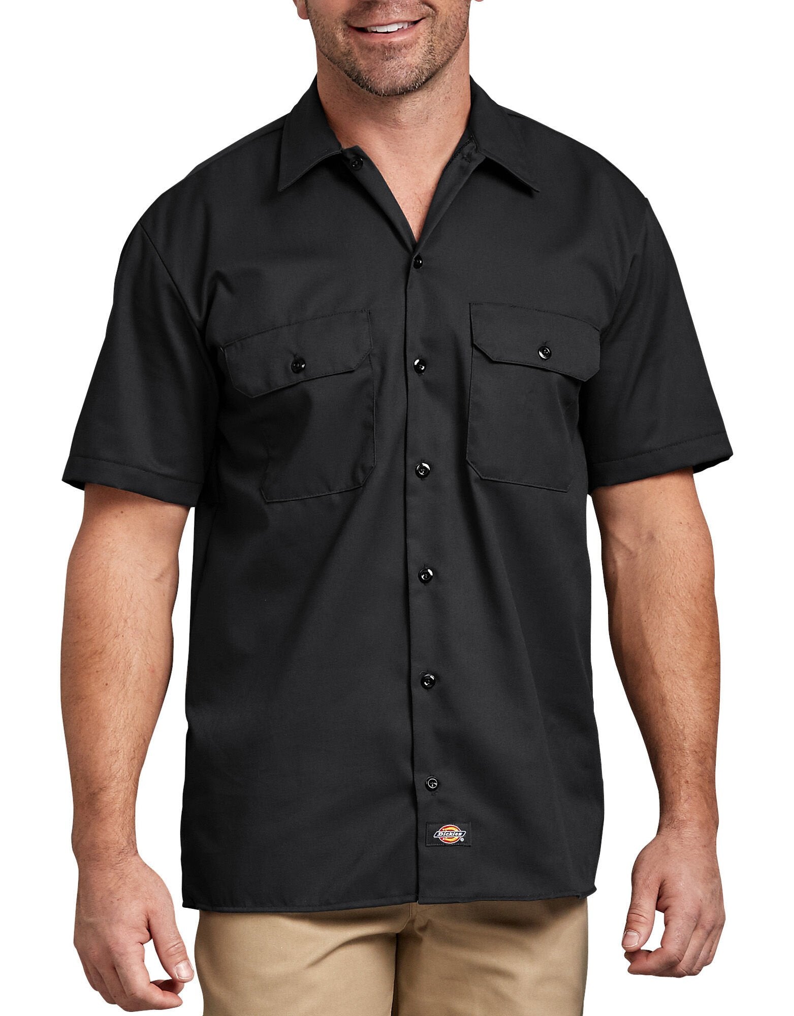 Dickies Short Sleeve Work Shirt, Hunter Green - The Blue Ox 916