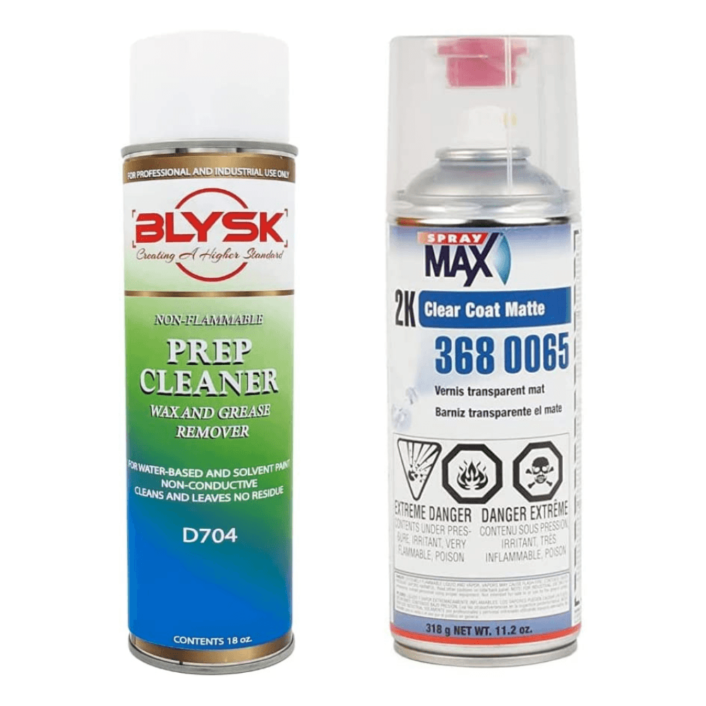 Blysk-Bundle-(2) Spray Max 2K Clear Matte, Develop for The Small Damag