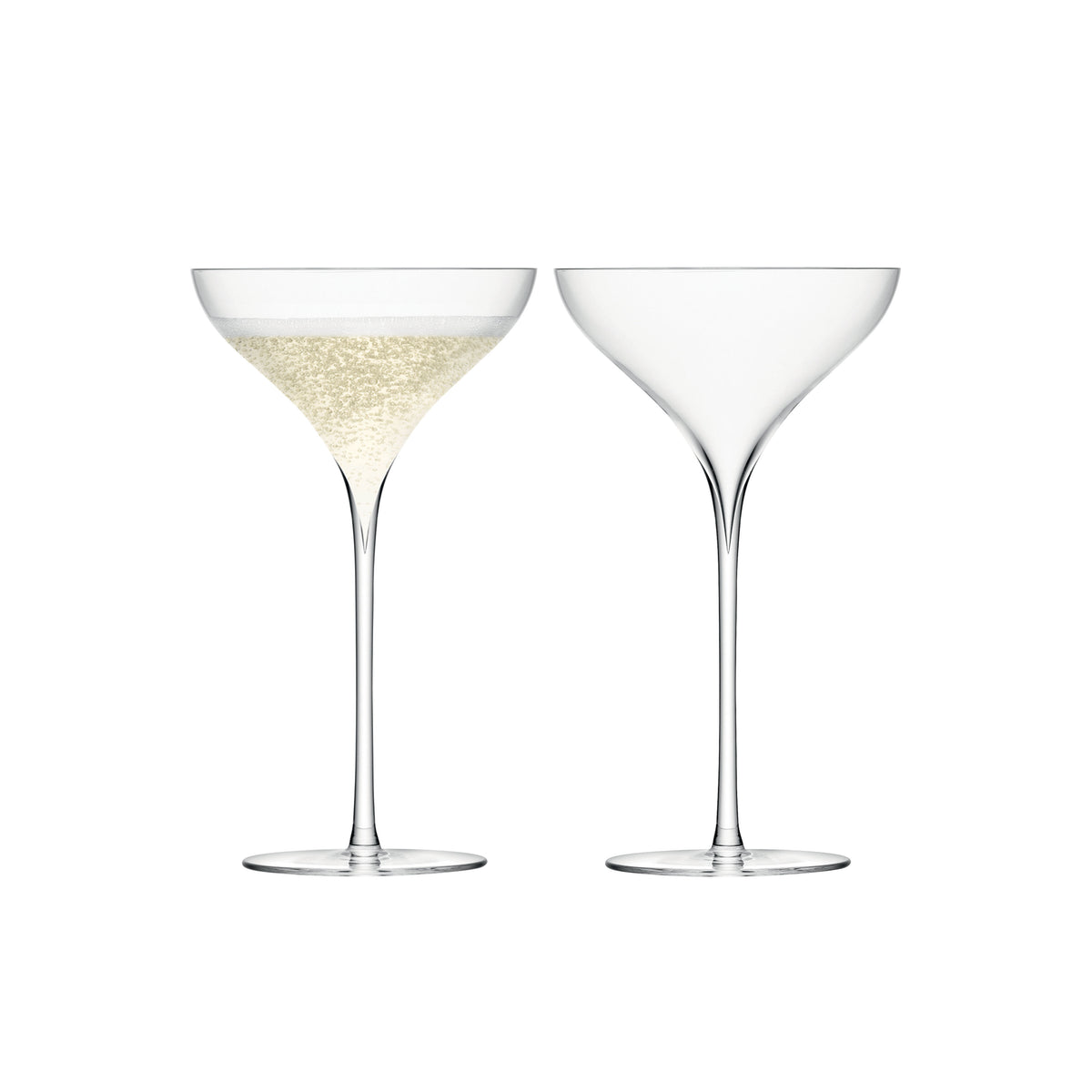 Set Of 2 Savoy Champagne Glasses Jung Lee Ny 1061