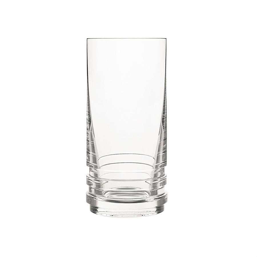 Six large crystal Manhattan highball glasses by St Louis – Chez Pluie