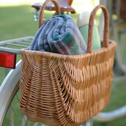 wicker bike panniers