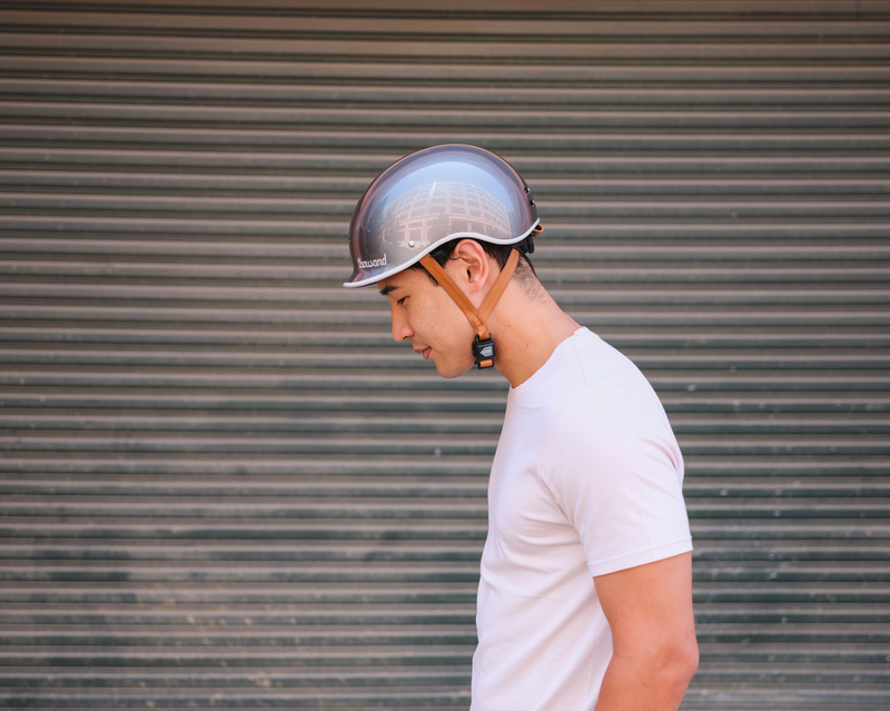 thousand helmet polished titanium