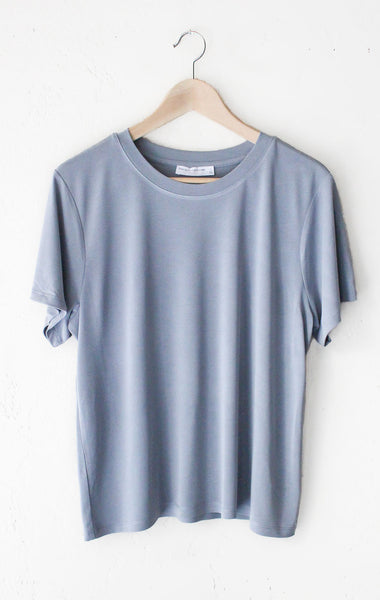 Basic Tee - Dusty Blue - NYCT CLOTHING