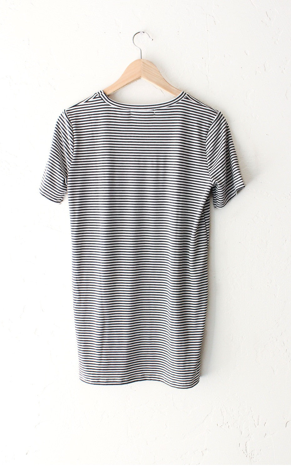 Striped Oversize Shirt - White/Black - NYCT CLOTHING