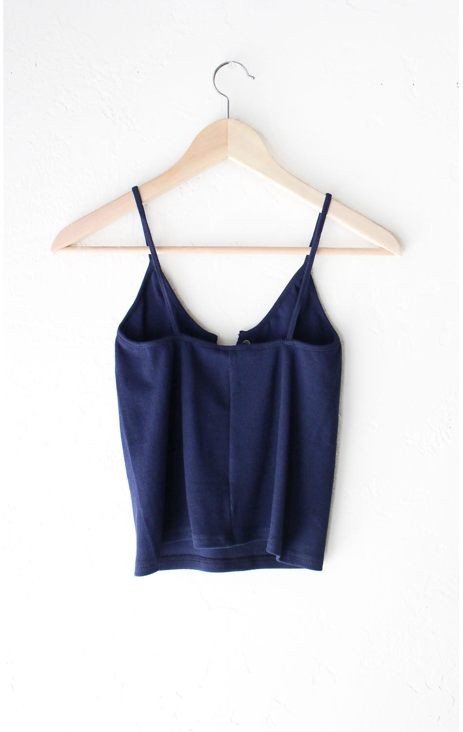 Lace Up Crop Top - Navy - NYCT Clothing