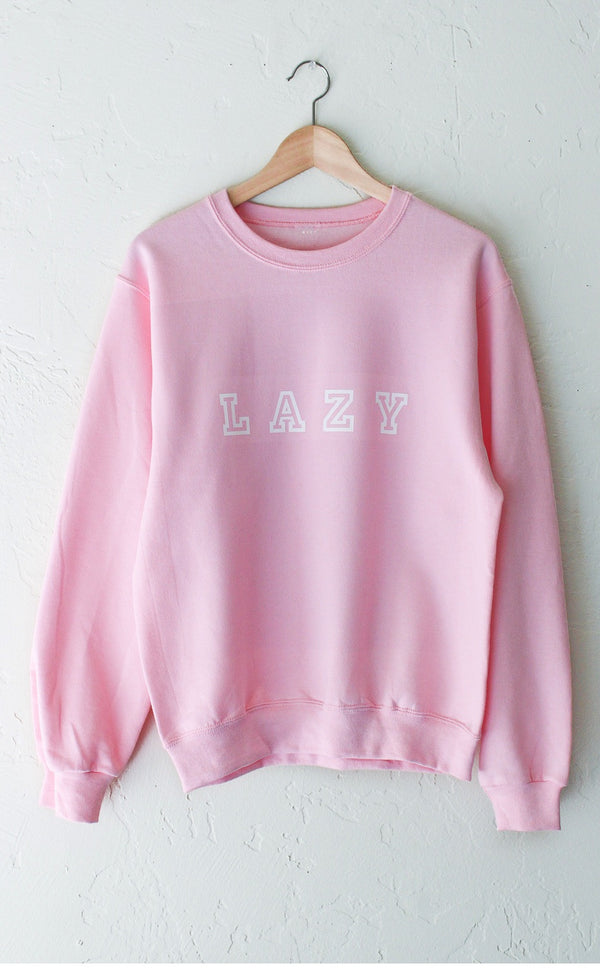 Lazy Oversized Sweater - Pink - NYCT Clothing