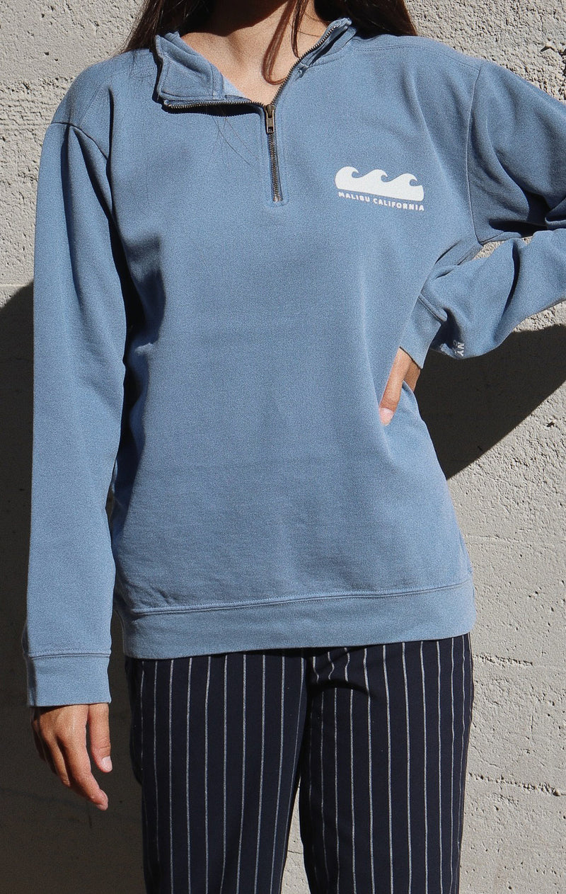 blue malibu sweatshirt