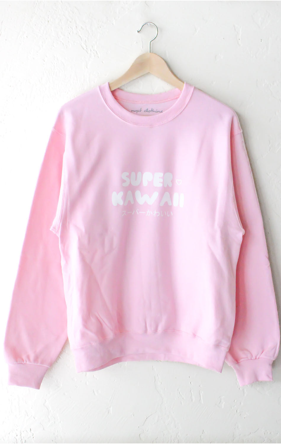 Super Kawaii Sweatshirt - Pink - NYCT CLOTHING