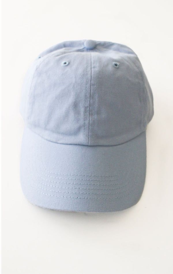Plain Baseball Cap - Light Blue - NYCT CLOTHING