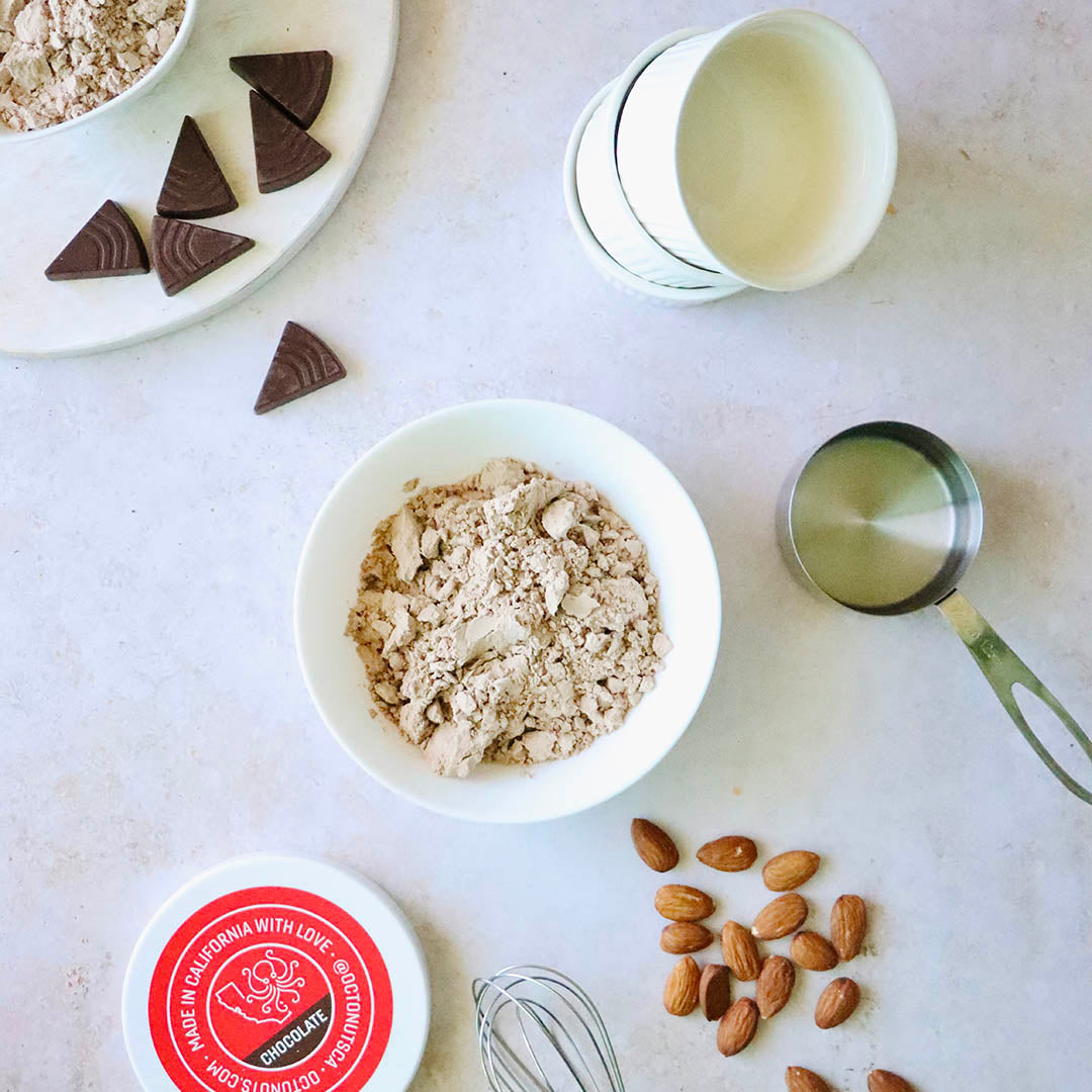 Almond Butter Hack with Octonuts Almond Protein Powders