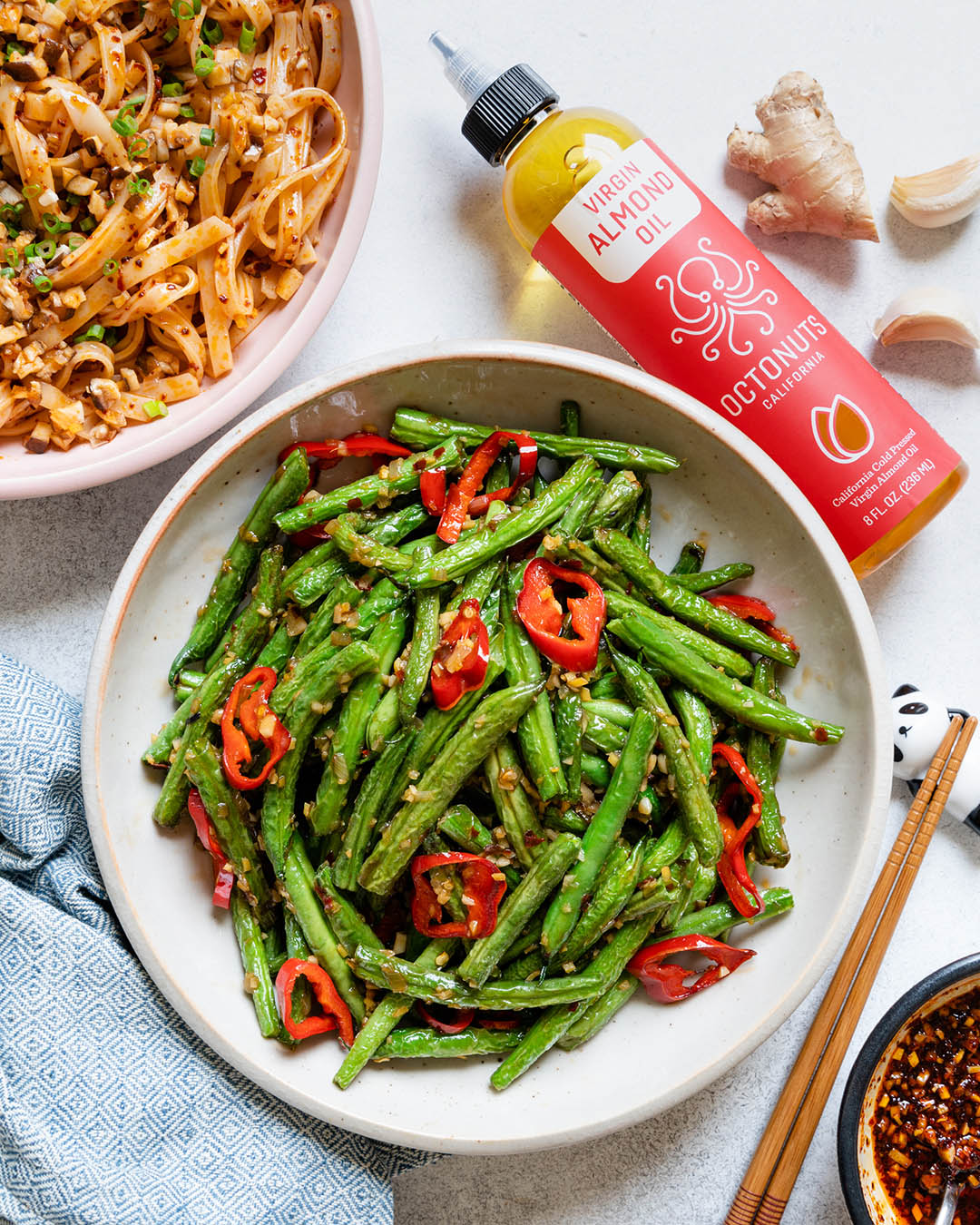Chili Green Beans | Lisa Lin @hellolisalin