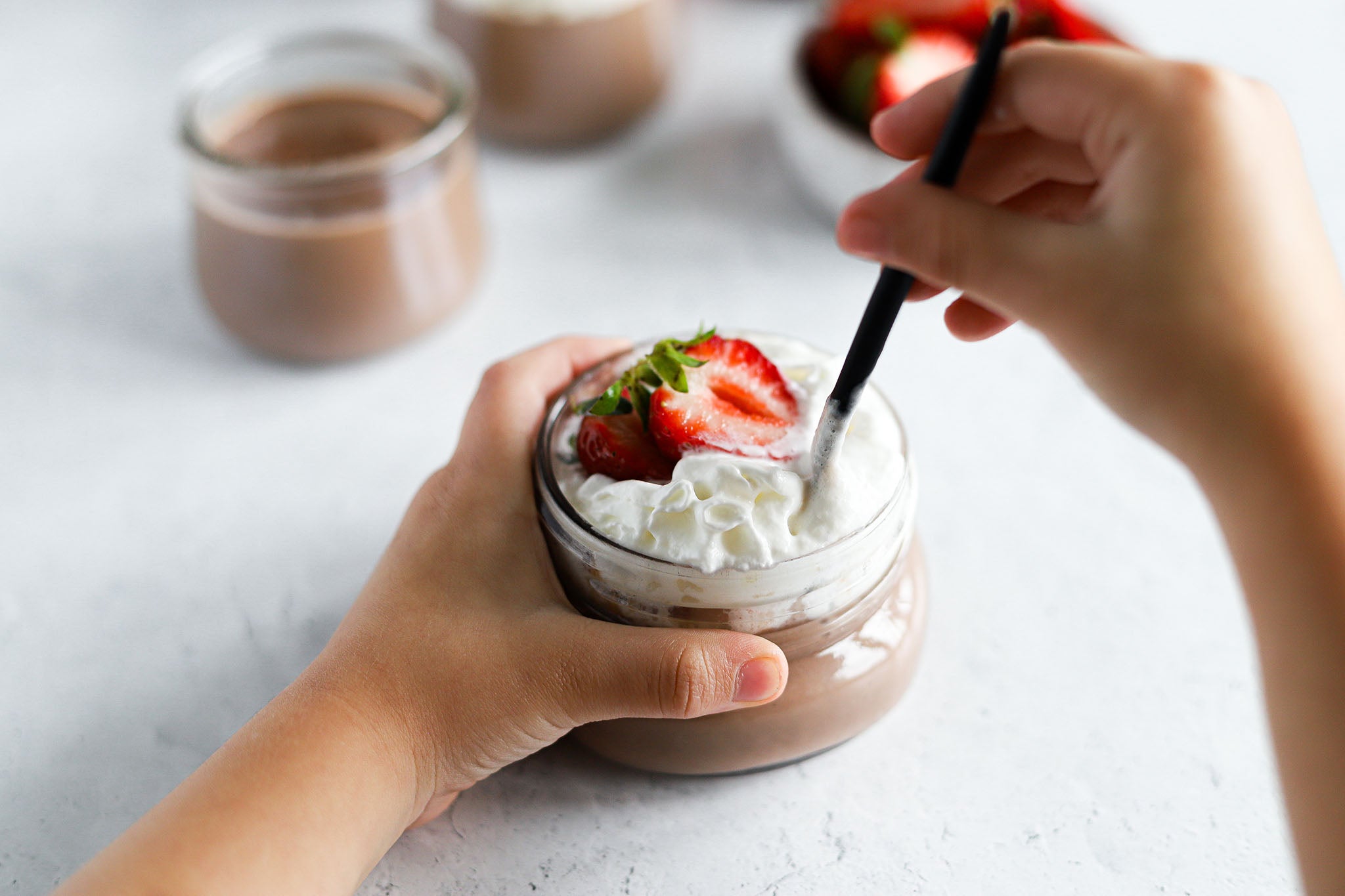 Octonuts Easy Chocolate Pudding with Almond Protein Powder
