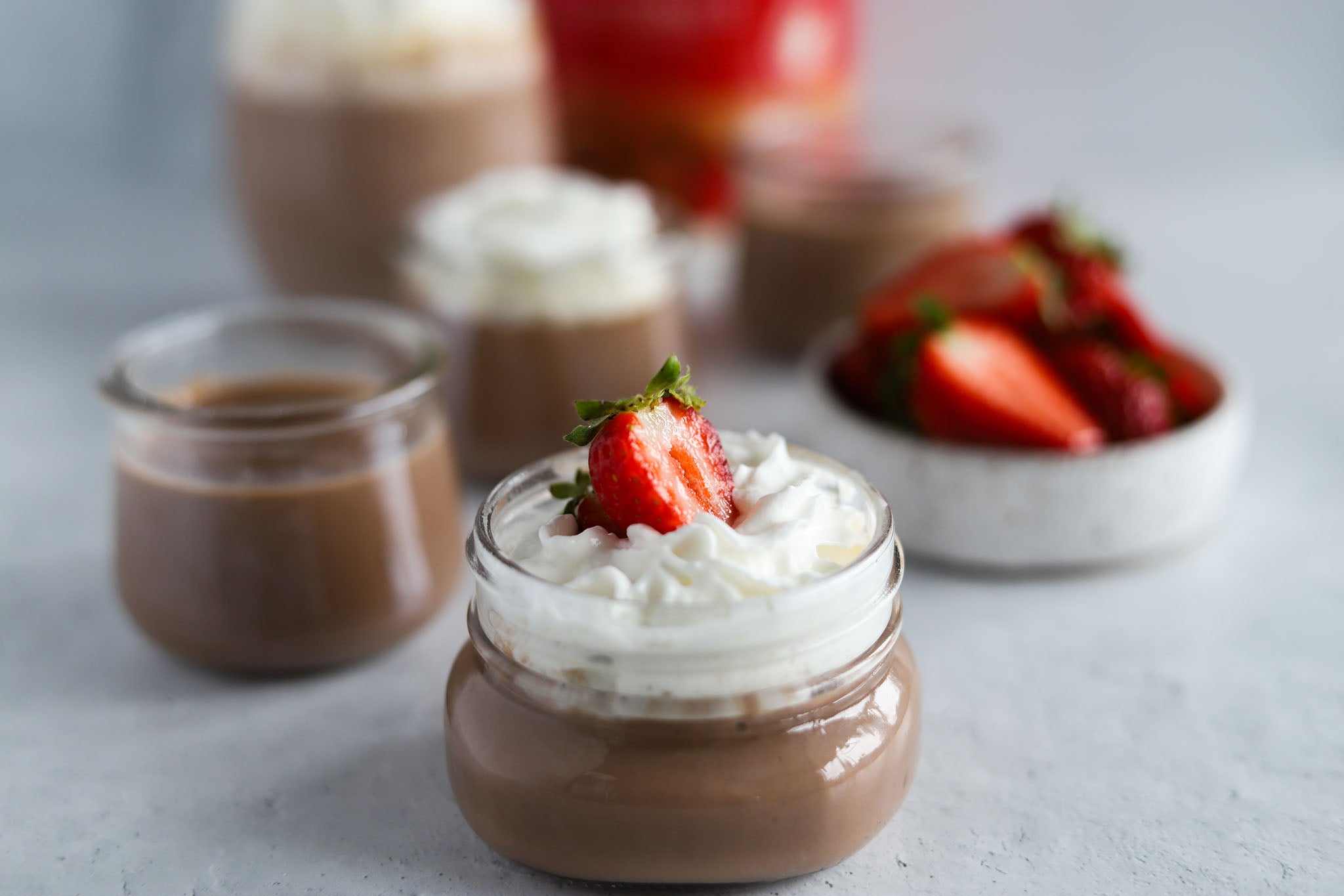 Easy Chocolate Almond Protein Pudding