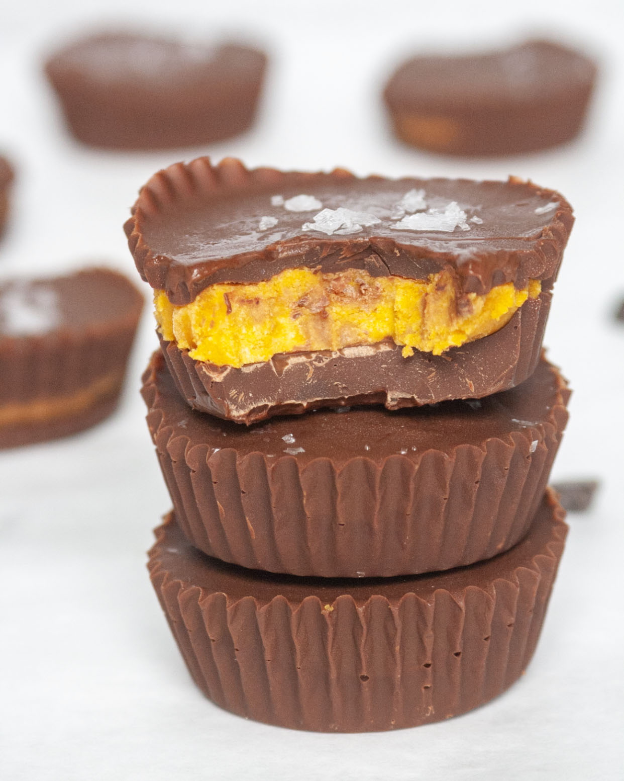 Octonuts Chocolate Pumpkin Butter Cups with California Almond Protein Powder