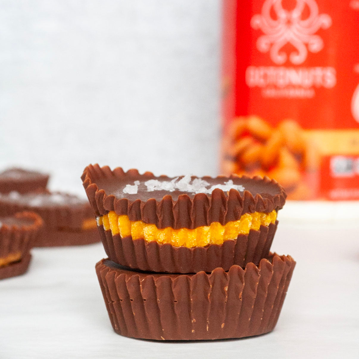 Octonuts Paleo Chocolate Pumpkin Butter Cups