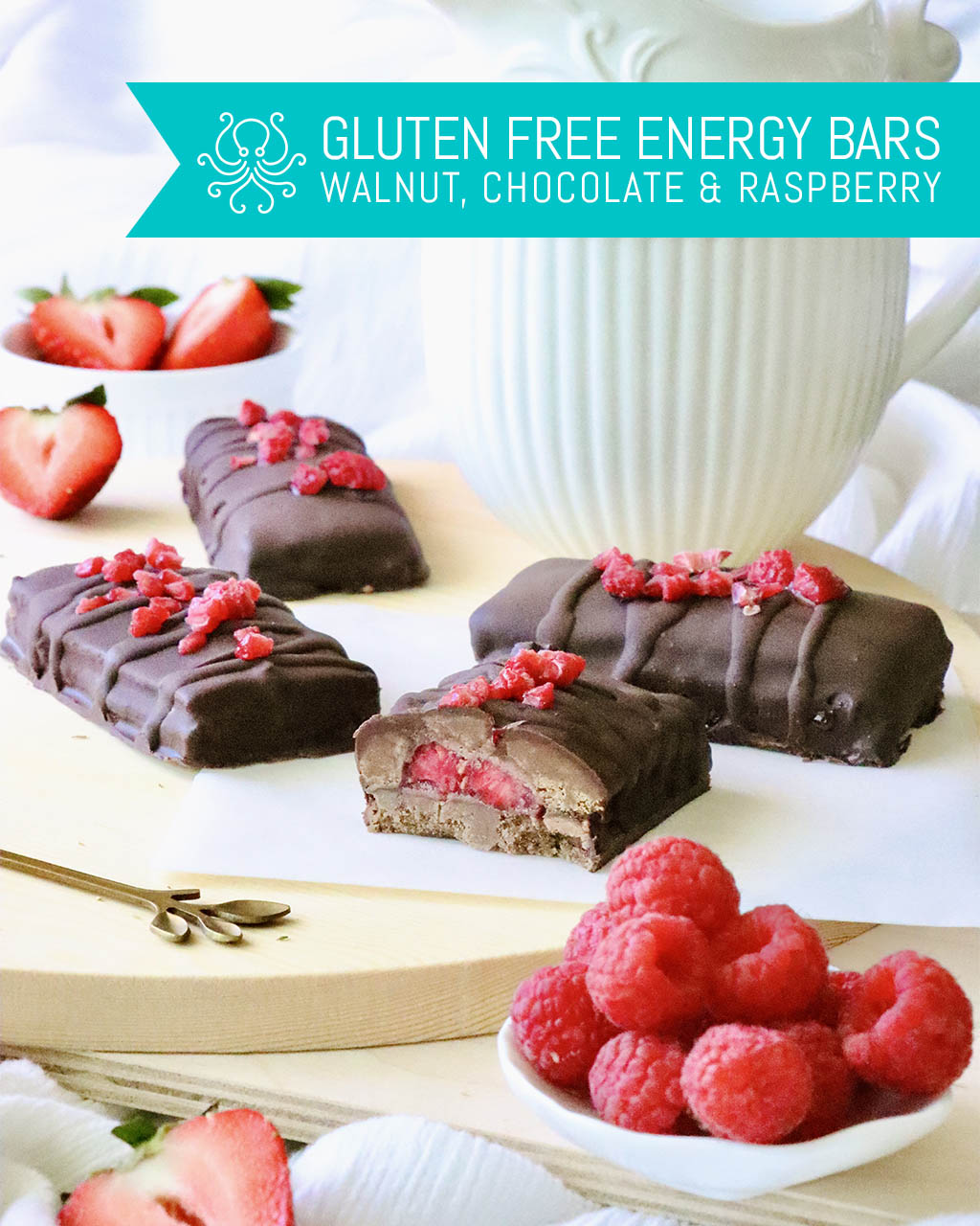 Octonuts Raspberry Chocolate Walnut Energy Bars