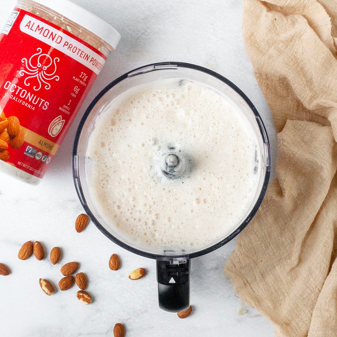 Easy Homemade Almond Milk with Octonuts Almond Protein Powder