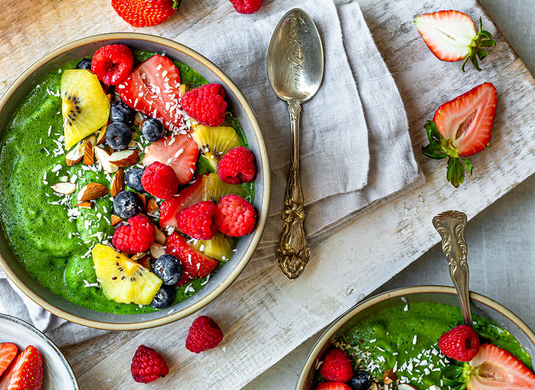 Octonuts Green Protein Smoothie Bowl