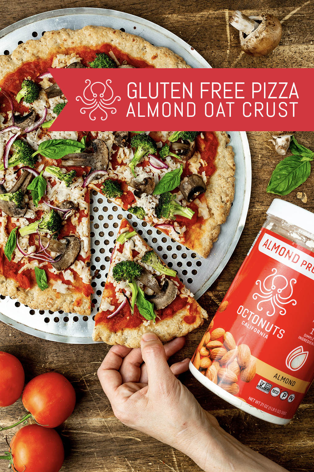 Octonuts Gluten Free Veggie Pizza