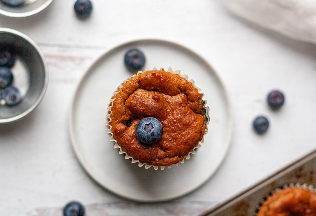 Octonuts Paleo Blueberry Protein Muffins