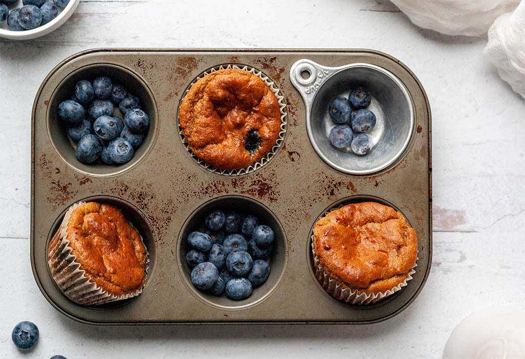 Octonuts Recipe for Paleo Blueberry Protein Muffins