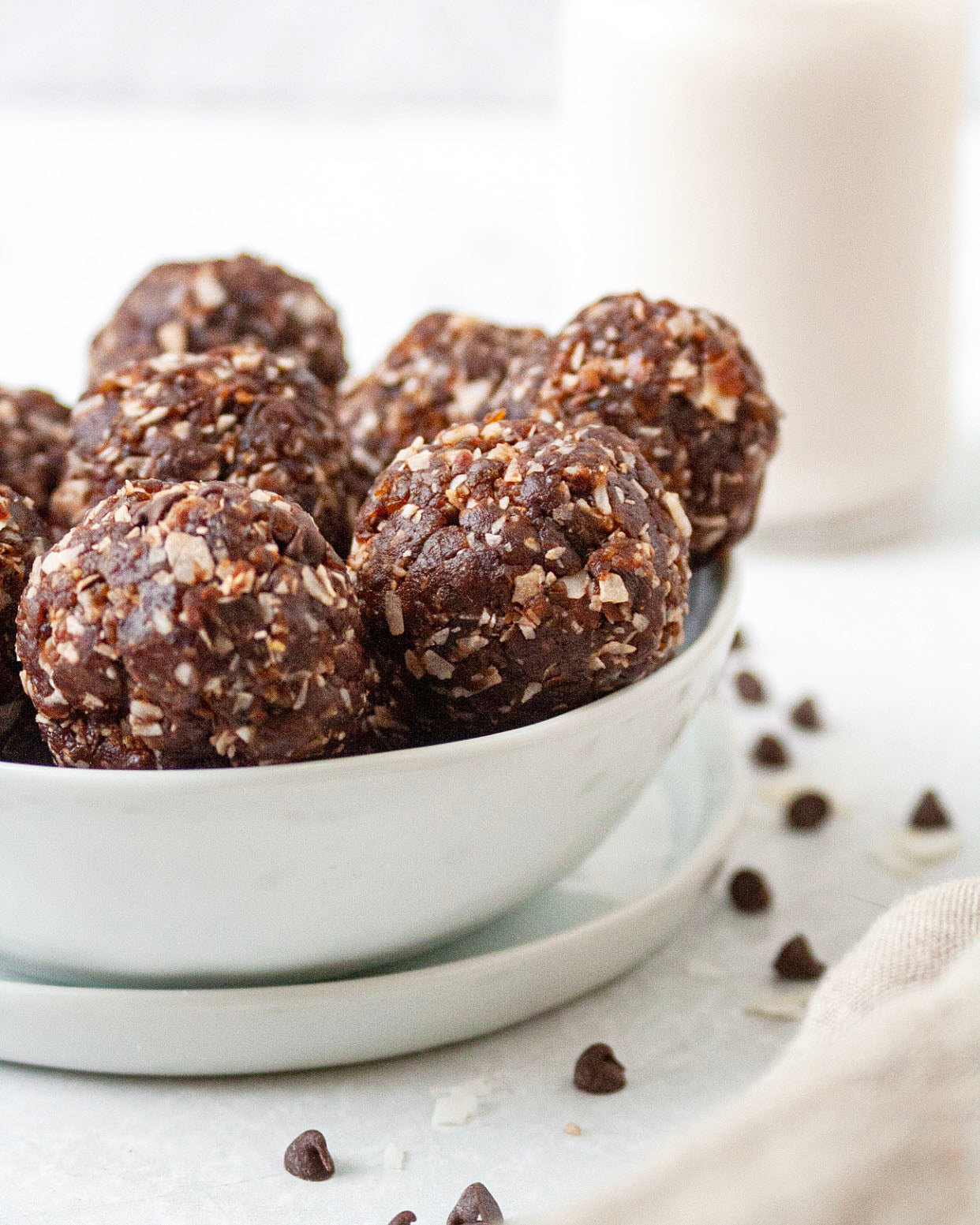 Vegan Almond Protein Powder Energy Bites