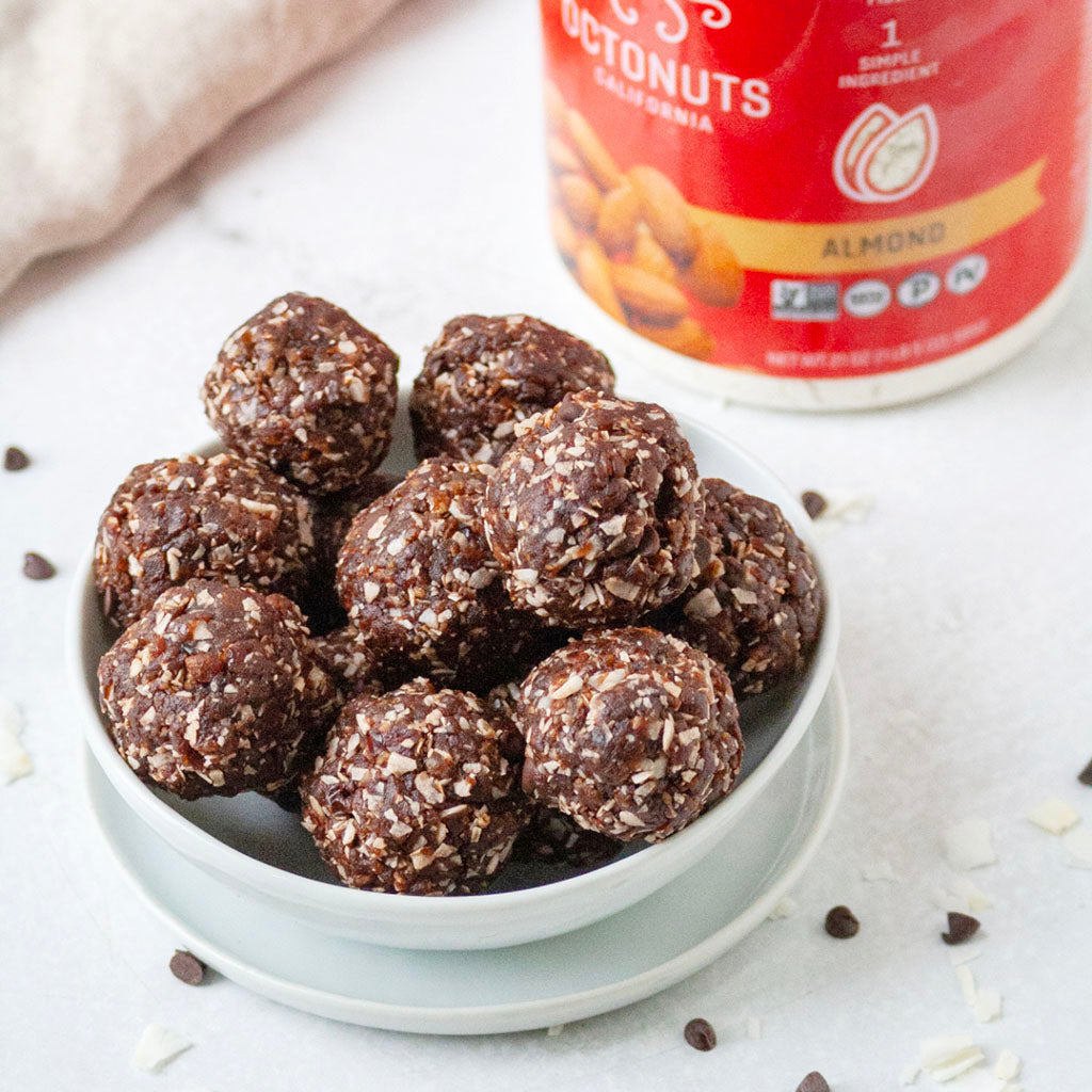 Vegan Almond Protein Powder Balls