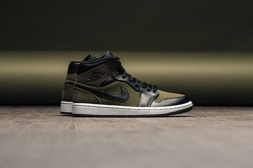 jordan 1 mid olive canvas