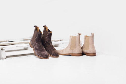 Represent Chelsea Boots In Stone and 