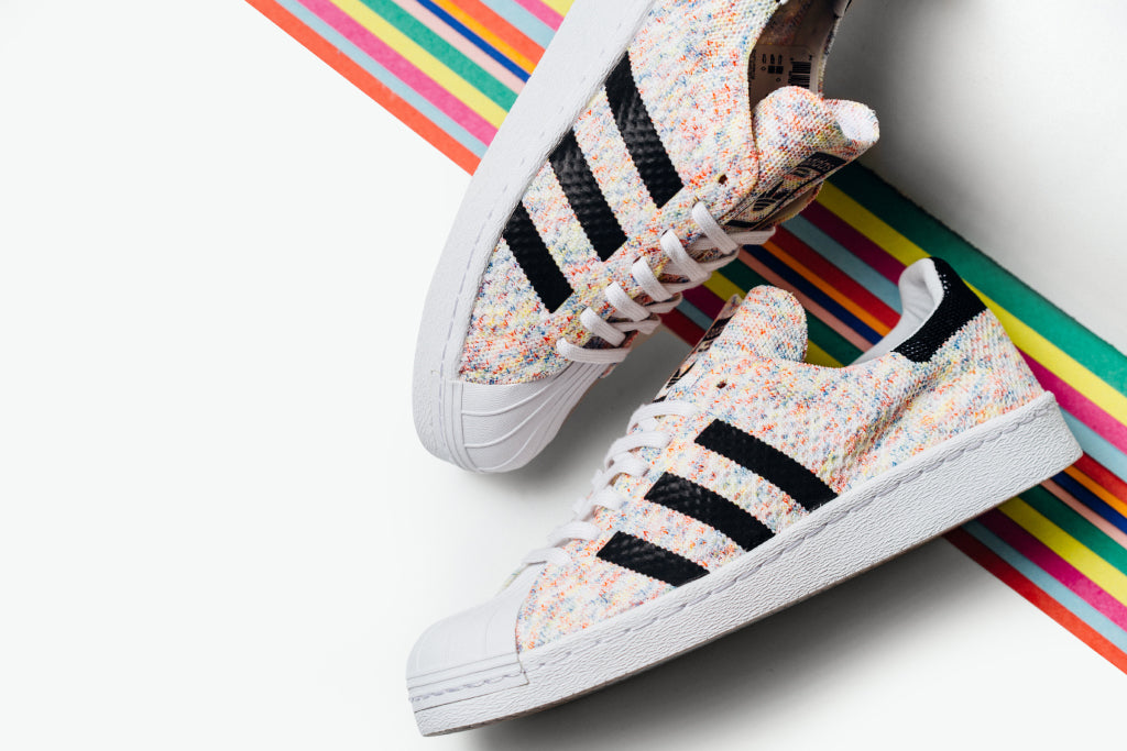 adidas superstar primeknit multicolor