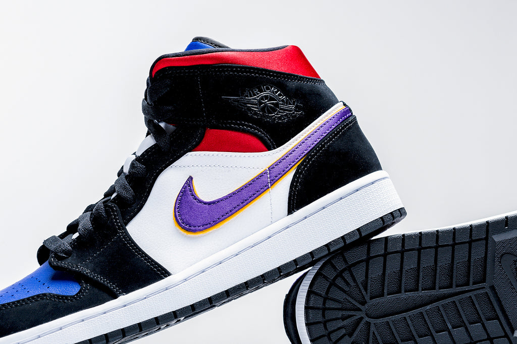 jordan 1 black purple red