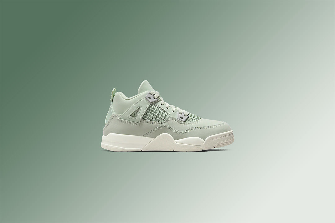 Air Jordan 4 Retro 'Abundance' (PS) - Seafoam/Sail/Metallic Silver