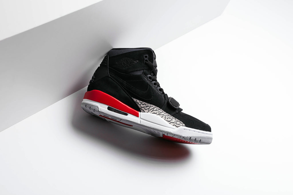 air jordan legacy 312 black and red