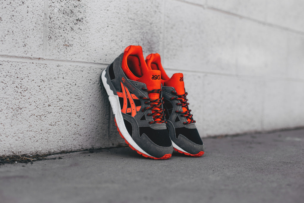 half acht volume Hub Asics Gel Lyte V "High Voltage" in Black/Orange Available Now – Feature