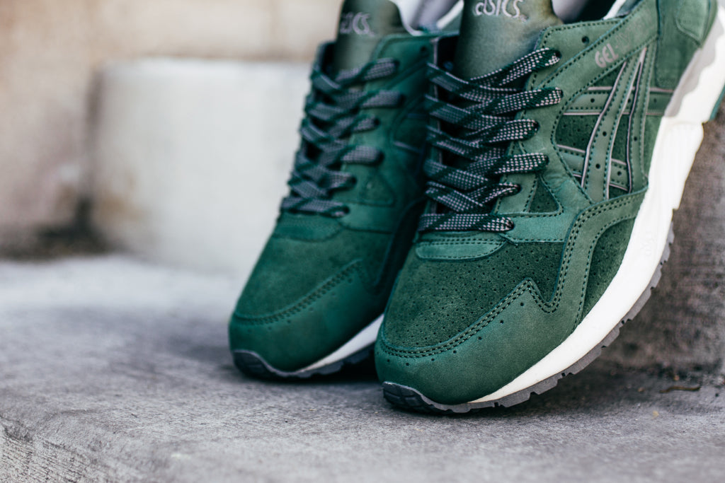 asics gel lyte dark green