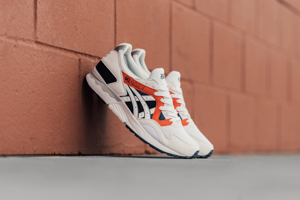 asics gel lyte iii navy orange