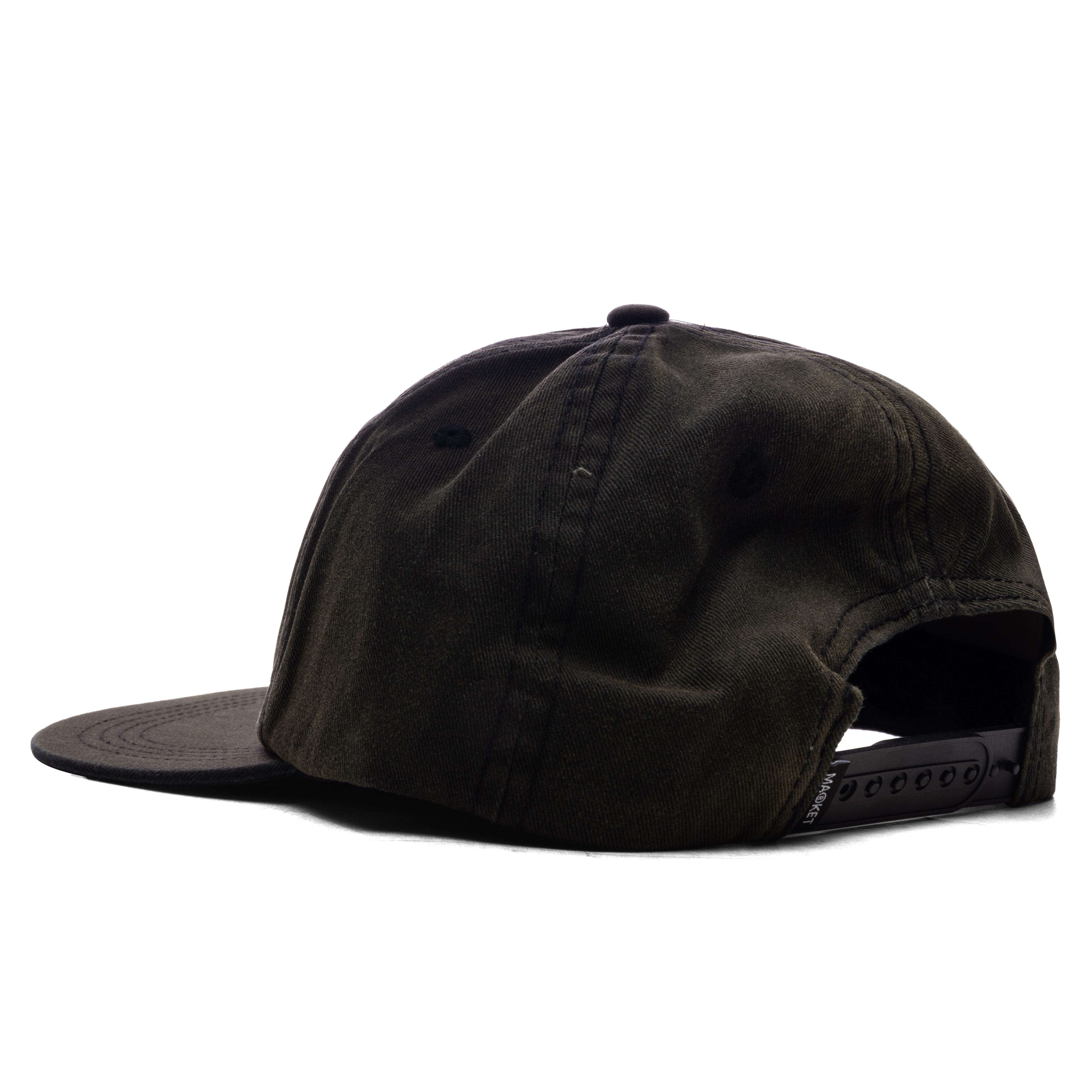 Call Me 5 Panel Hat - Jet Set Black