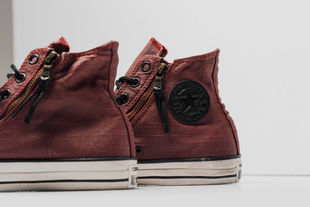 Gering Plons campagne Converse x John Varvatos Chuck Taylor Double Zip Hi In Oxblood Availab –  Feature