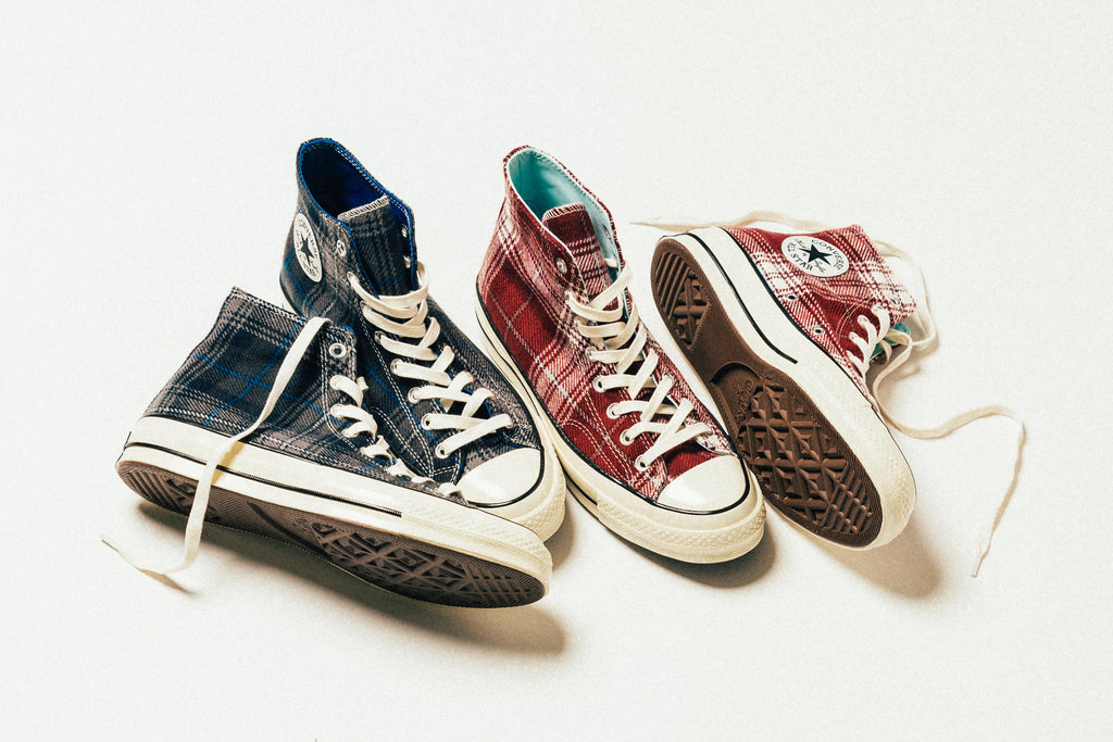 converse chuck taylor 1970s hi luxury plaid